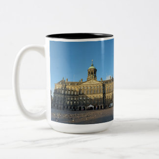 Royal Palace Amsterdam Mug à deux tons, 15 oz
