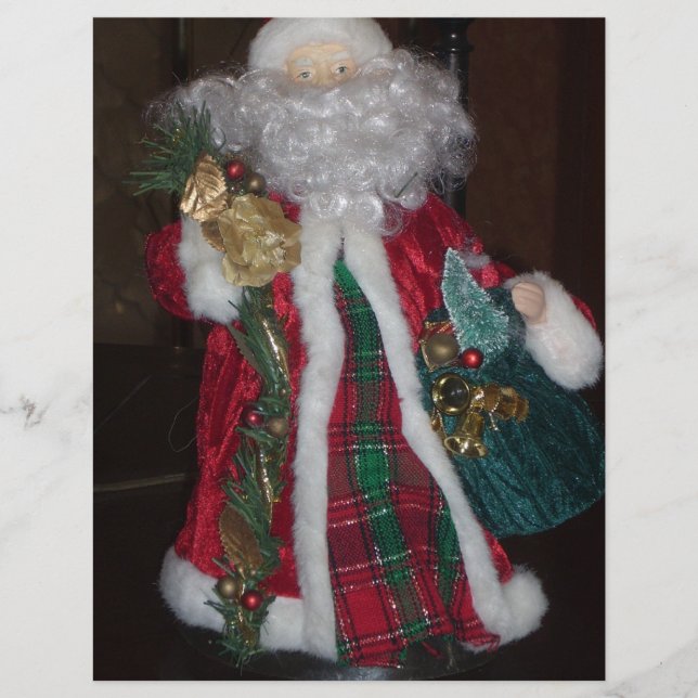 Royal Plaid Hohoho Père Noël Joyeux Noël (Devant)