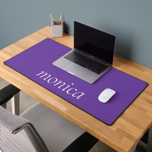 Royal Purple Nom moderne | Minimaliste tendance (Bureau 2)