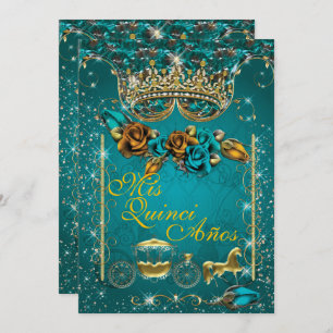 Royal Quinceañera et Sweet 16 Invitations de fête