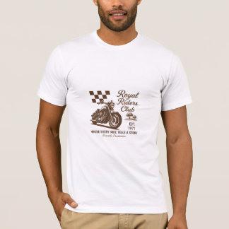 Royal Riders Club T-Shirt à Manches Courtes pour H