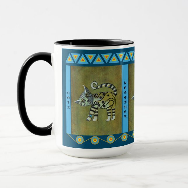 Royal Roots Cat Mug (Gauche)