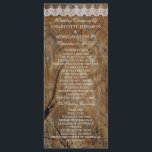 Royal Rustic White Lace Wedding Programme<br><div class="desc">florenceK collection de mariages cobalt Ce programme de mariage chic peut être personnalisé pour tout événement spécial comme mariage,  douche nuptiale,  dîner,  fête de fiançailles,  fête d'anniversaire et bien plus encore.</div>