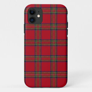 Royal Stewart Tartan Plaid iPhone, Plus, Pro Coque