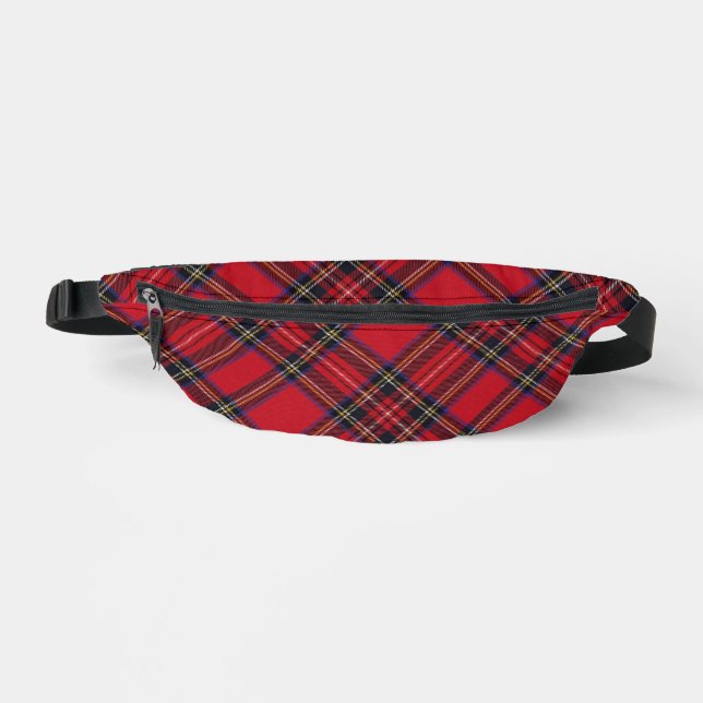 Royal Stewart tartan plaid Print Cut Sac à coudre (Recto)