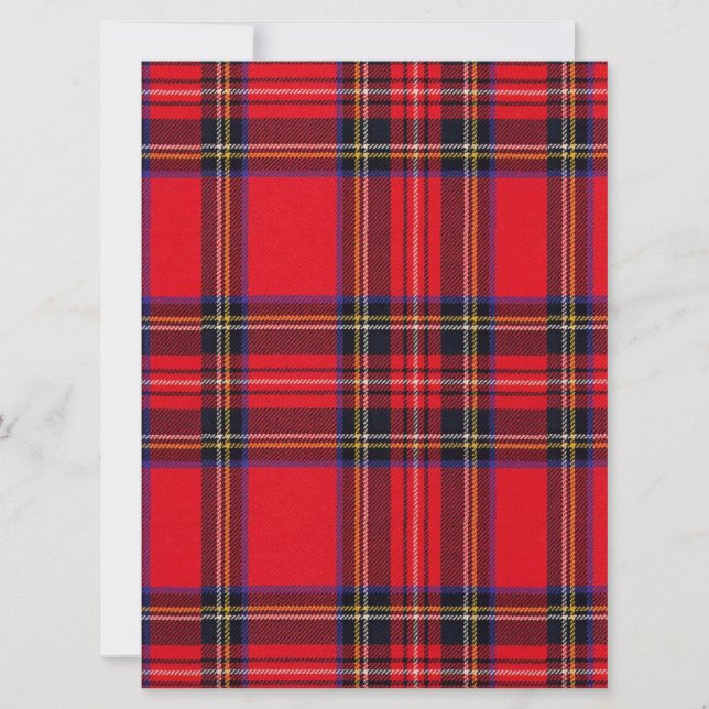 Royal Stewart tartan rouge noir plaid (Devant)
