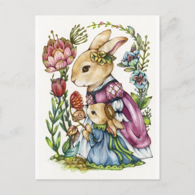 Royal Tutor - Princess Rabbit Art Carte postale (Devant)
