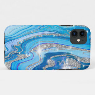 Royally Blue Agate iPhone 11 Coques