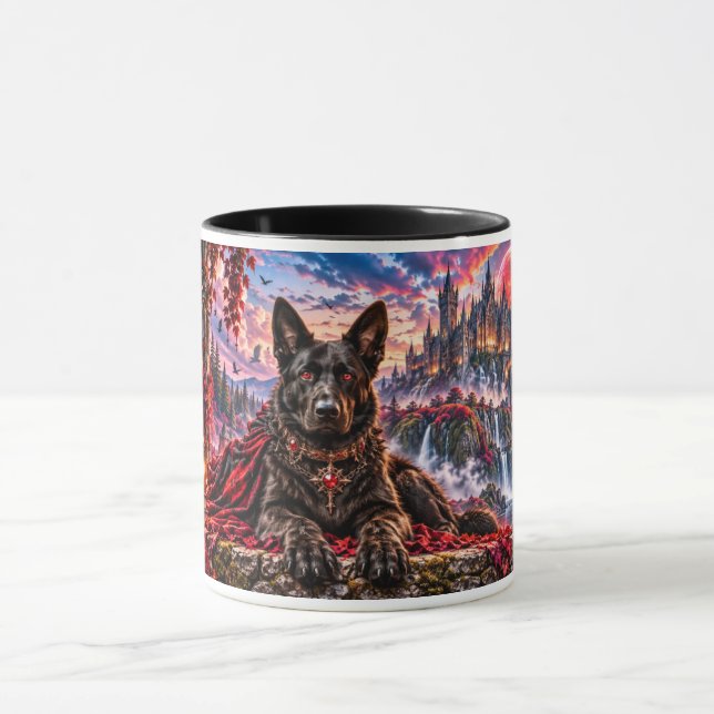 Royaume de Hellhound – Mug Gothique Berger (Centre)
