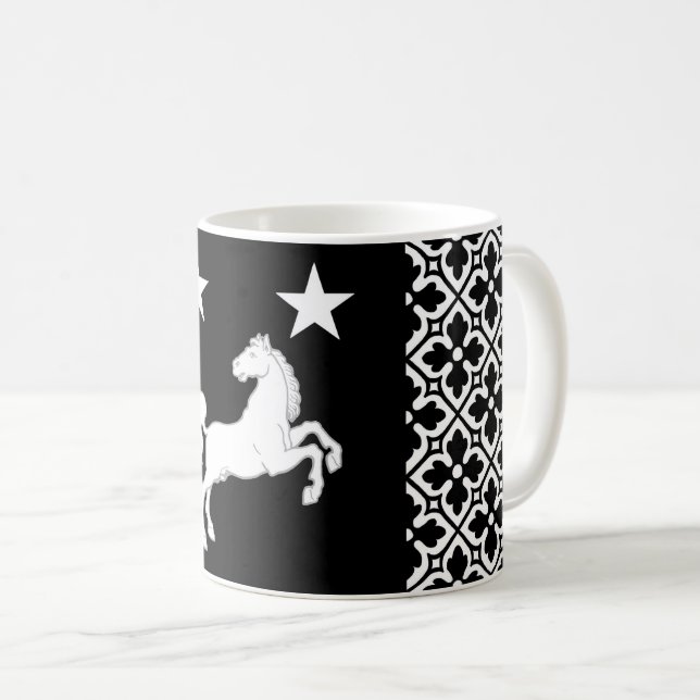 Royaume de Meridies Populace Badge de café Mug (Devant droit)