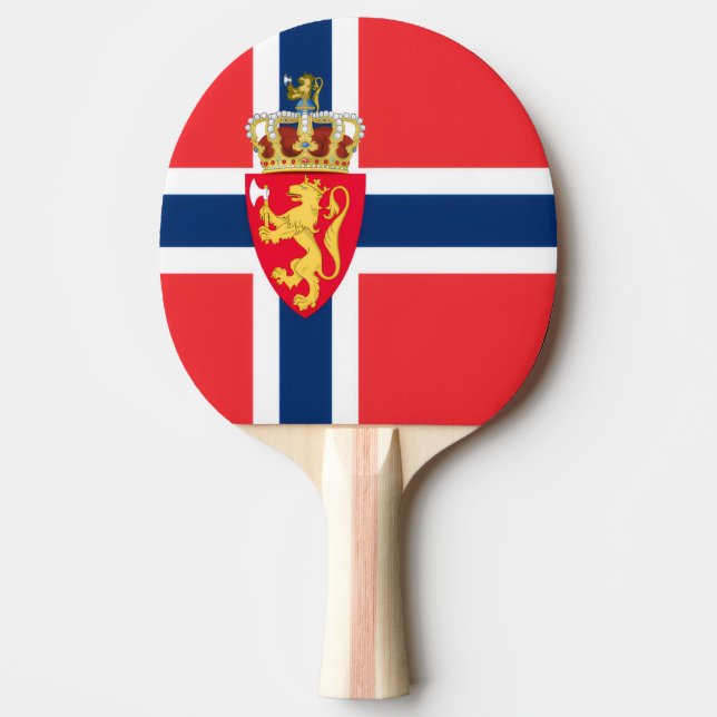 Royaume de Norvège Raquette de Ping Pong ! (Devant)