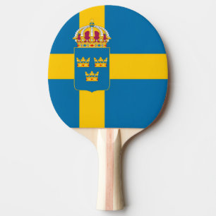Royaume De Suède Raquette De Ping Pong !
