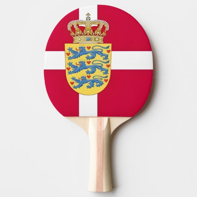 Royaume du Danemark Raquette de Ping Pong ! (Devant)