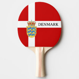 Royaume du Danemark Raquette de Ping Pong !