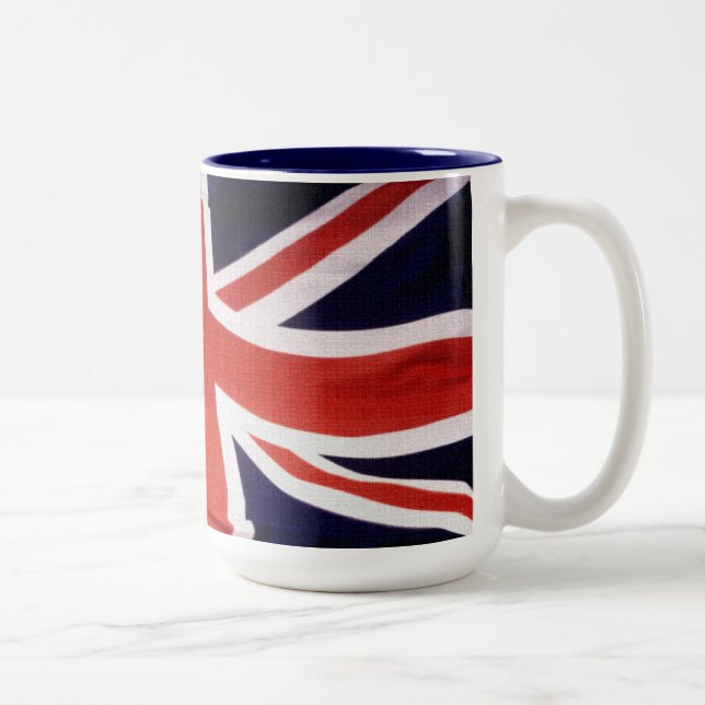 Royaume-Uni Union Jack Patriotic Coffee Mug (Droit)