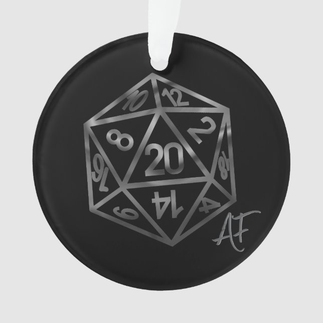 RPG Crit AF | Joueur de rôle Retro Tabletop PnP (devant)