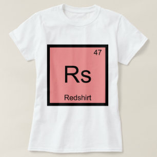 Rs - Symbole d'élément de chimie Redshirt T-shirt