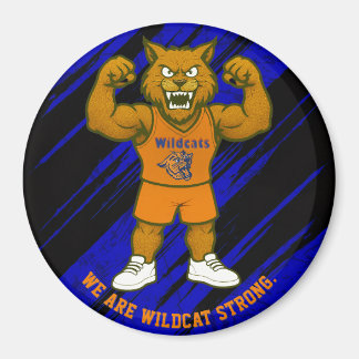 RSD WILDCATS SPORTS MAGNET BLEU ET NOIR BG,