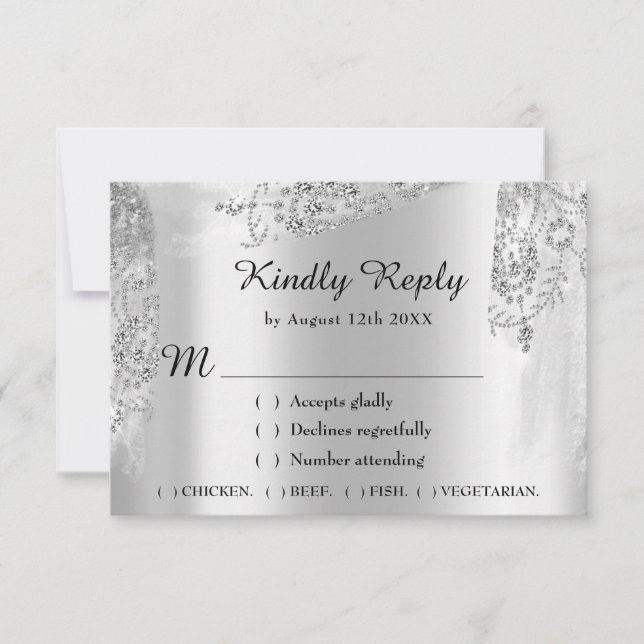 RSVP 16e anniversaire de mariage de Shower Royal g (Devant)