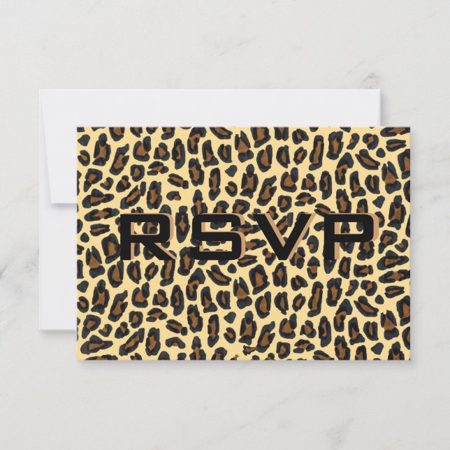 RSVP à une réception de mariage avec fourrure de l (Devant)