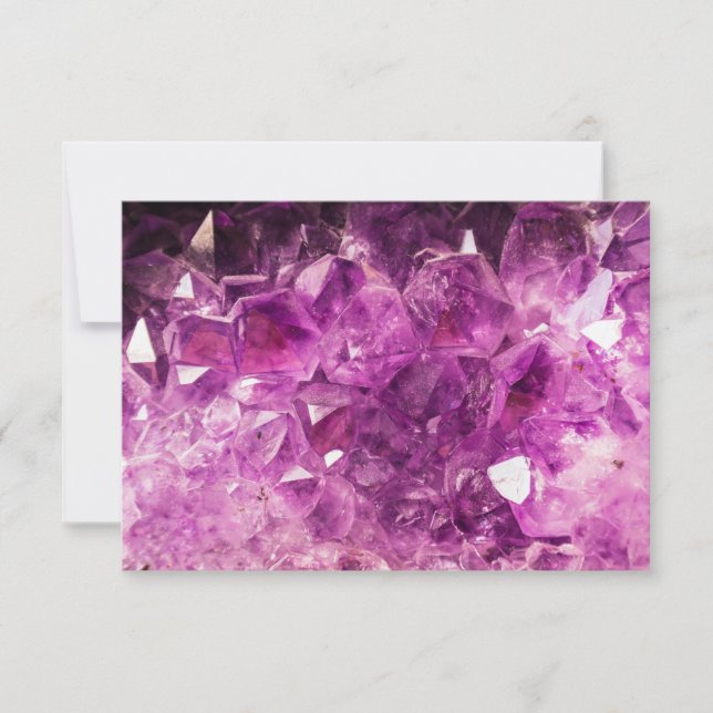 RSVP Amethyst Gemstone Image brillante et brillant (Devant)