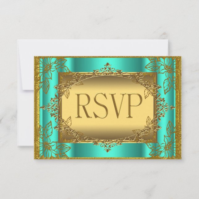 RSVP Anniversaire Mariage Fiançailles Anniversaire (Devant)