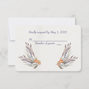 RSVP aquarelle florale