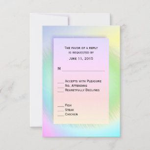 RSVP arc-en-ciel avec choix d'arborescence