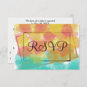 RSVP Artsy Gouache Aquarelle géométrique