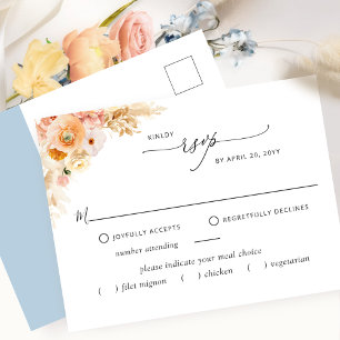 RSVP avec/sans Repas, Pêche et Carte postale bleue