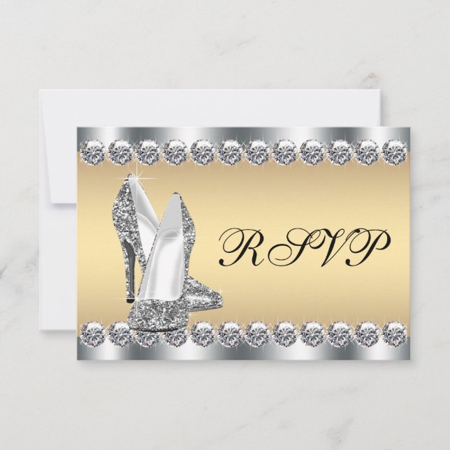 RSVP Bijou Diamant Or Argent Femme (Devant)