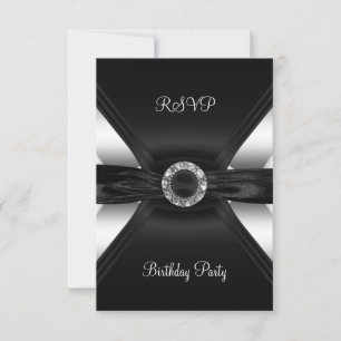 RSVP Birthday Diamond Jewor Black White Silver