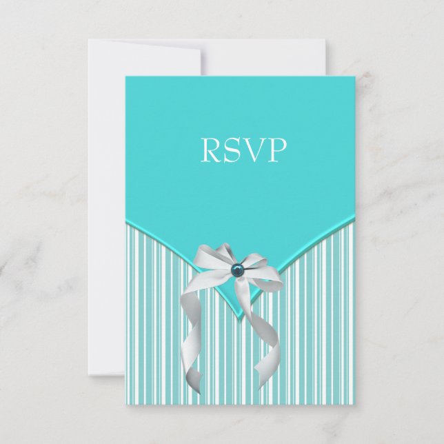 RSVP bleu sarcelle (Devant)