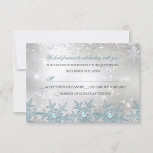 RSVP Blue Pearl Snowflake fête de Noël