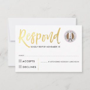 RSVP CARD or script réponse coeurs roses JORDYN2