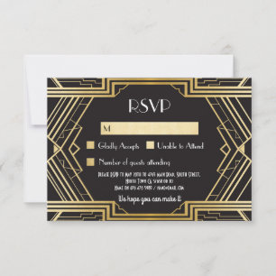 RSVP carde des invitations vintages de mariage de