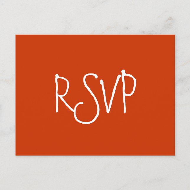 RSVP - Carte postale (Devant)