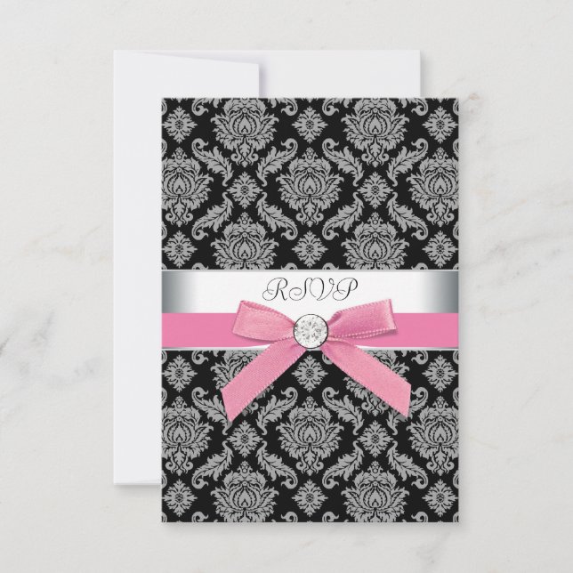 RSVP Damask Noir Rose (Devant)