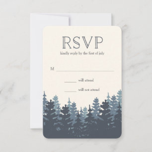 RSVP de la forêt d'hiver