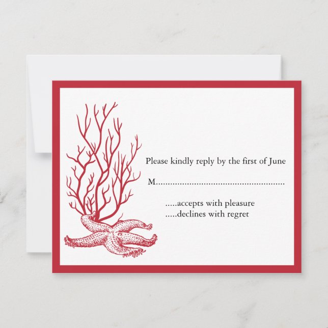 RSVP de mariage de destination (Devant)