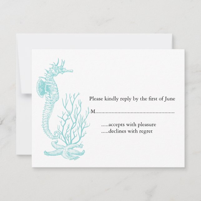 RSVP de mariage de destination (Devant)