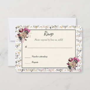RSVP de mariage de motard