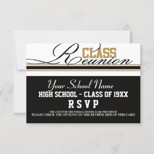 RSVP de réunion de classe personnalisable