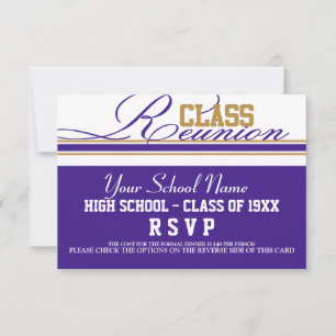 RSVP de réunion de classe personnalisable
