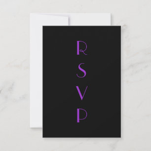 RSVP du filtre en violet