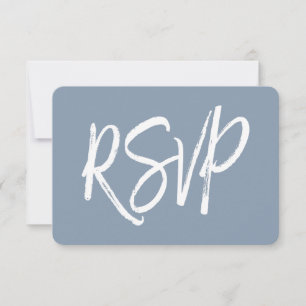 RSVP - Dusty Blue et Cranberry Burgundy