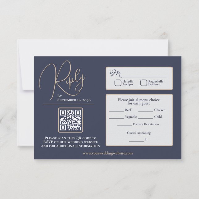 RSVP élégant (Devant)