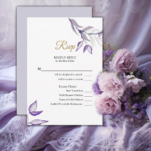 RSVP Elegant Purple Foliage