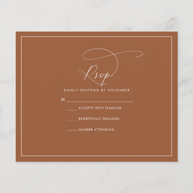 RSVP en terre cuite (Devant)