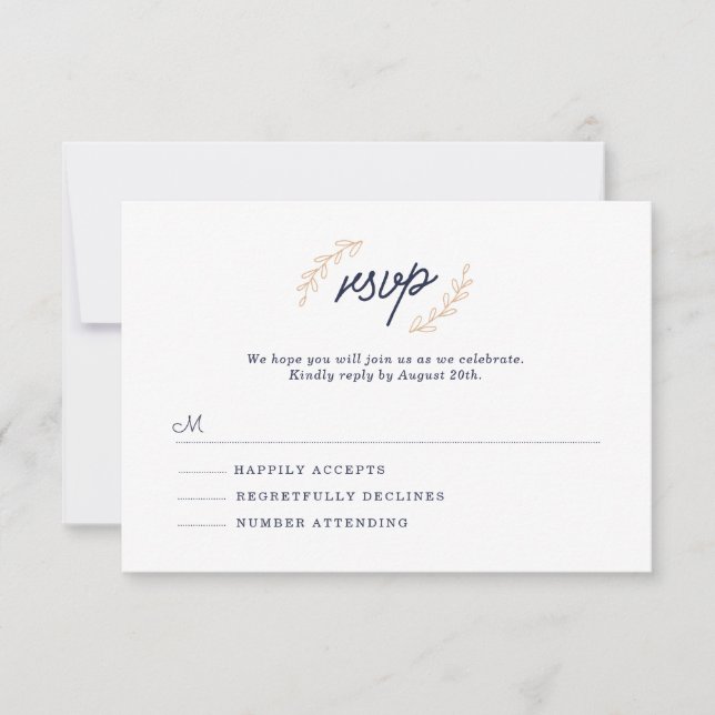 RSVP fleur sauvage (Devant)